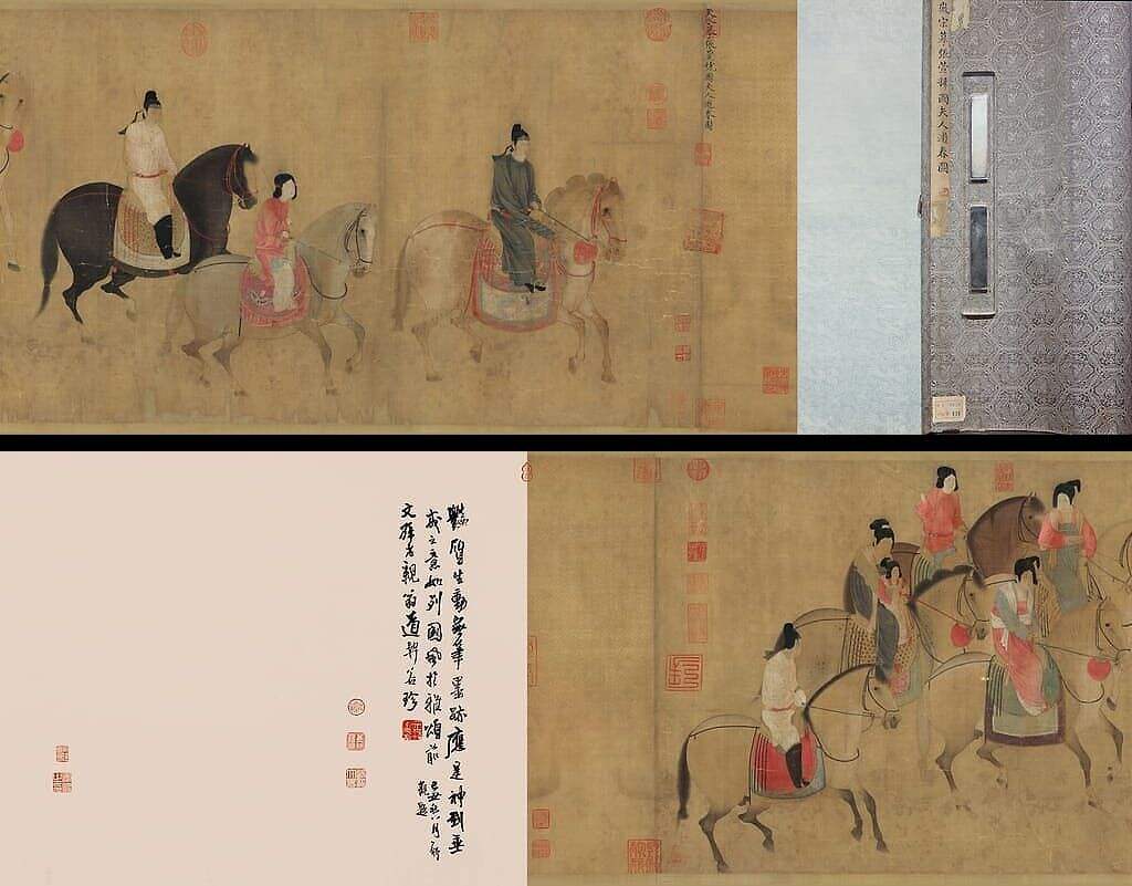 摹张萱虢国夫人游春图缩略图