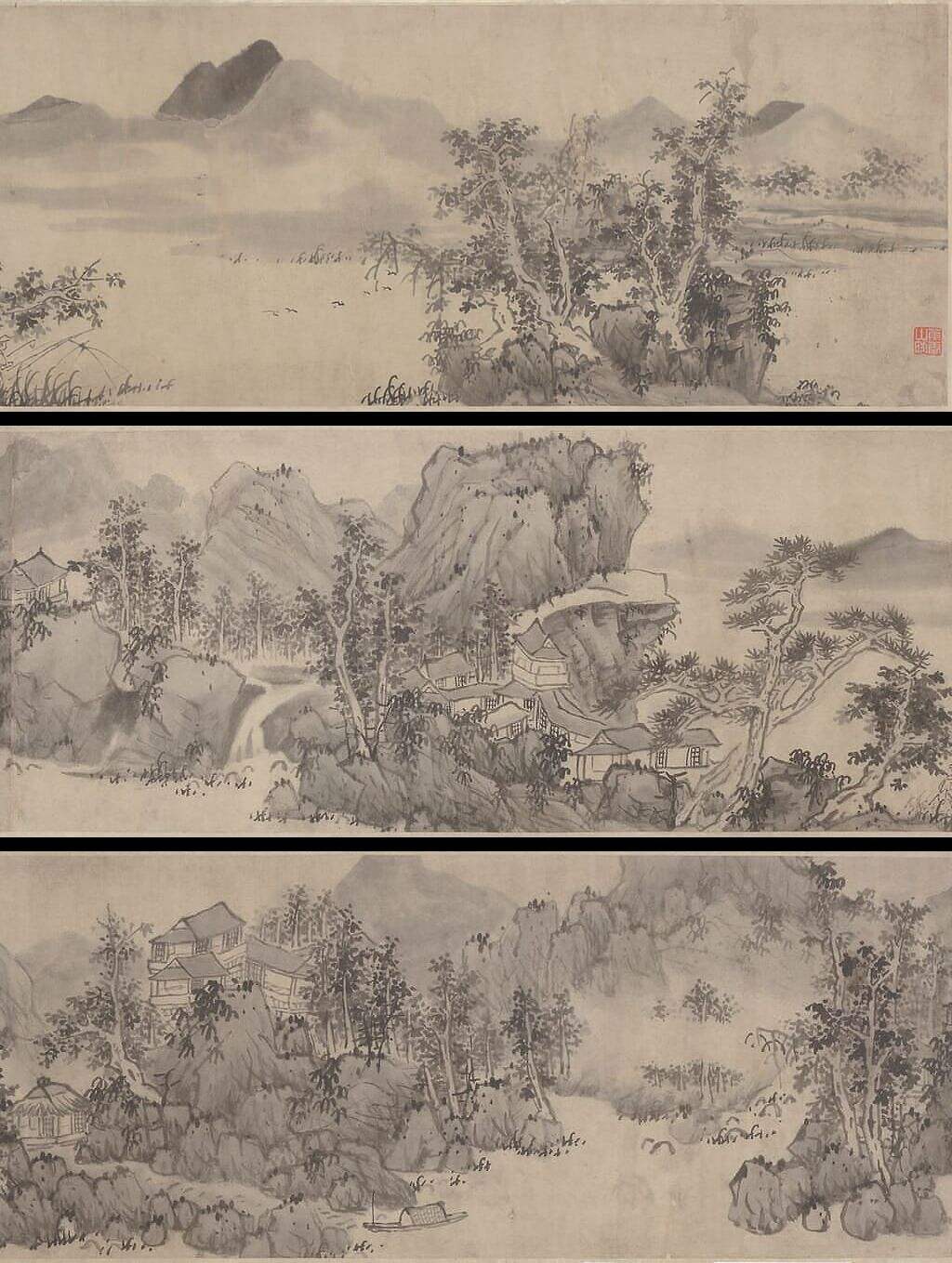 秋山幽居图缩略图