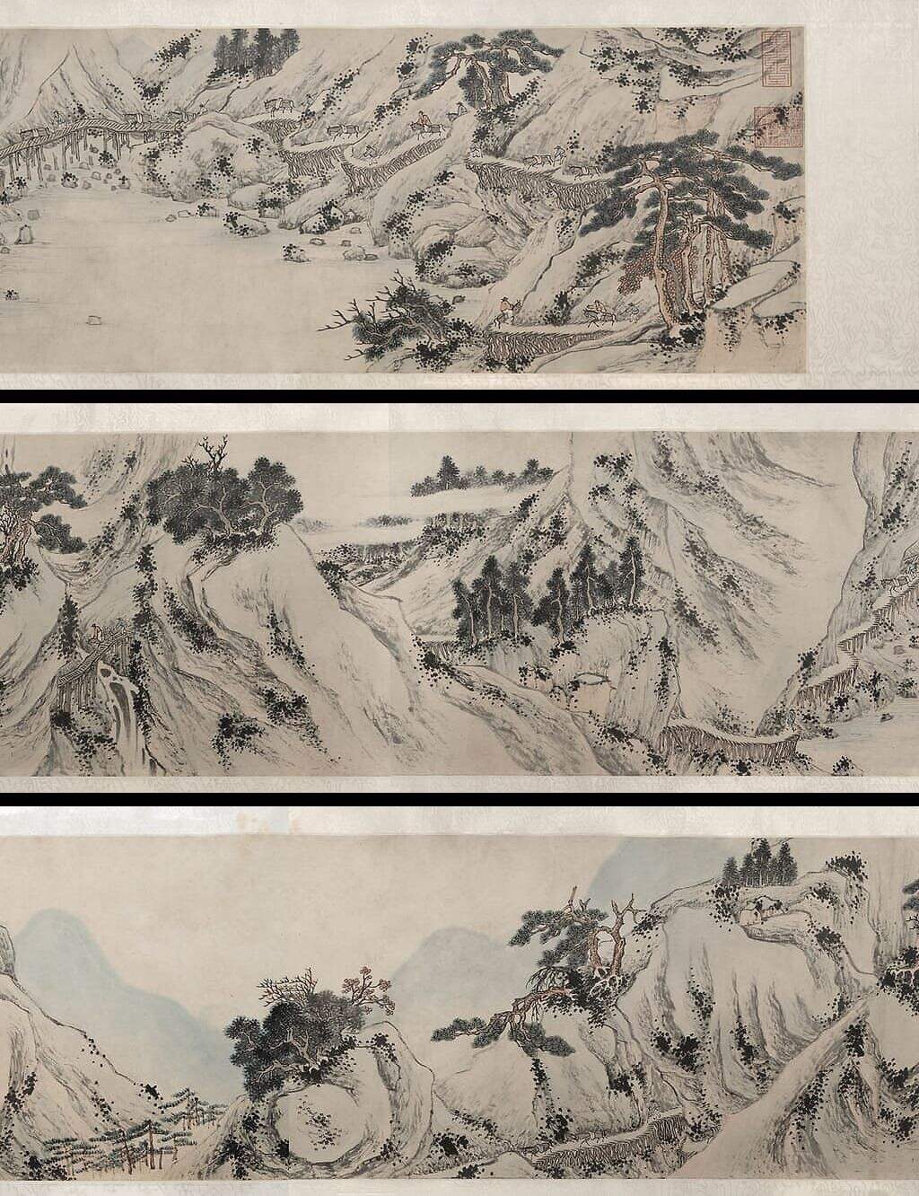 蜀道行旅图卷缩略图