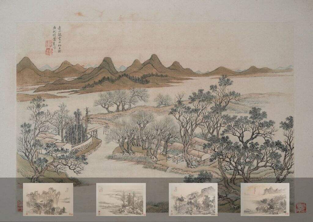 放翁诗意图册缩略图